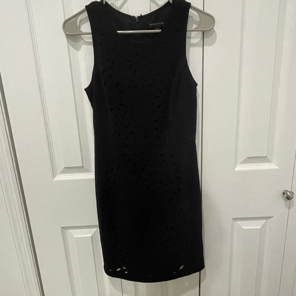 Banana Republic Black Sheath Dress - Size 0